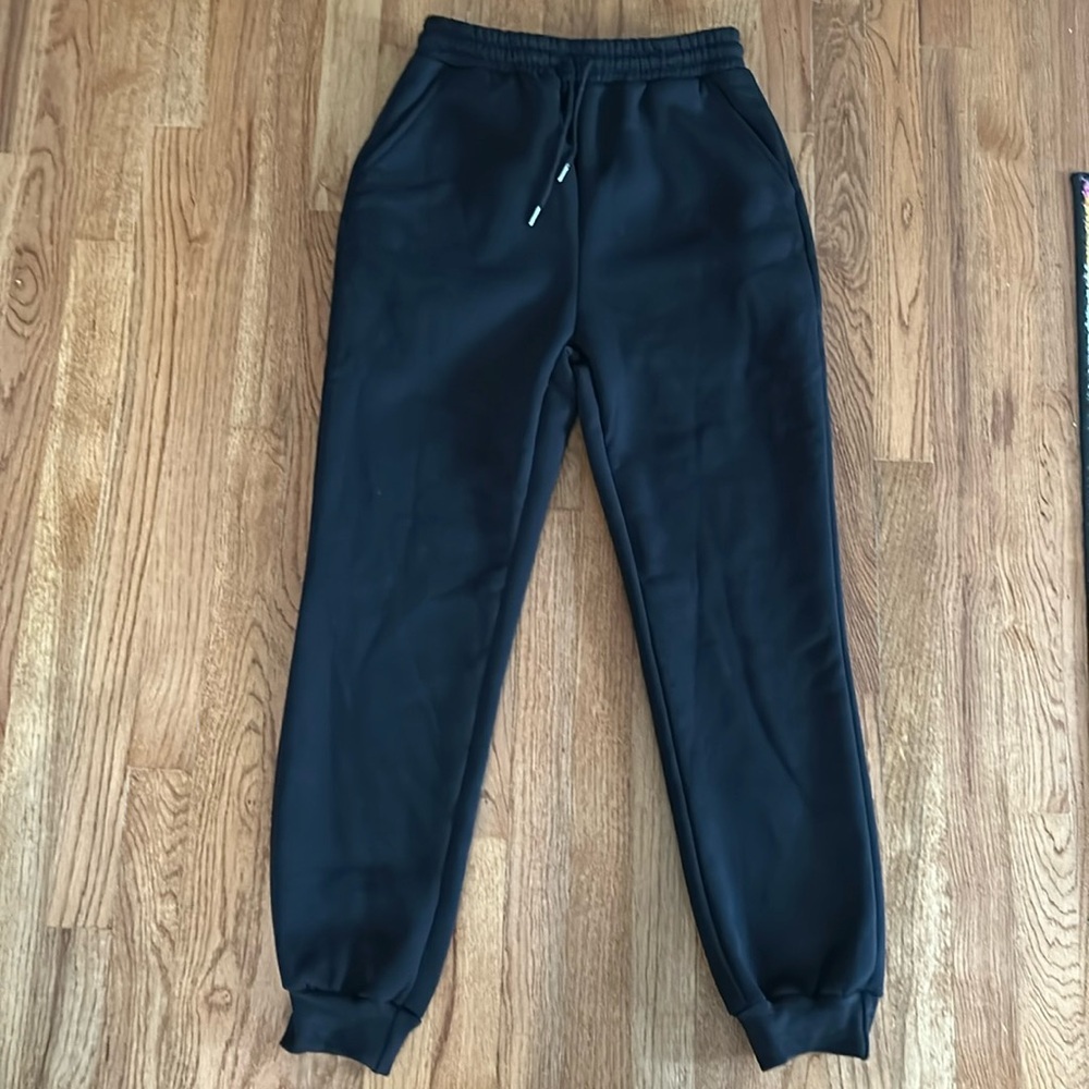 Womens New Black Joggers Size Medium